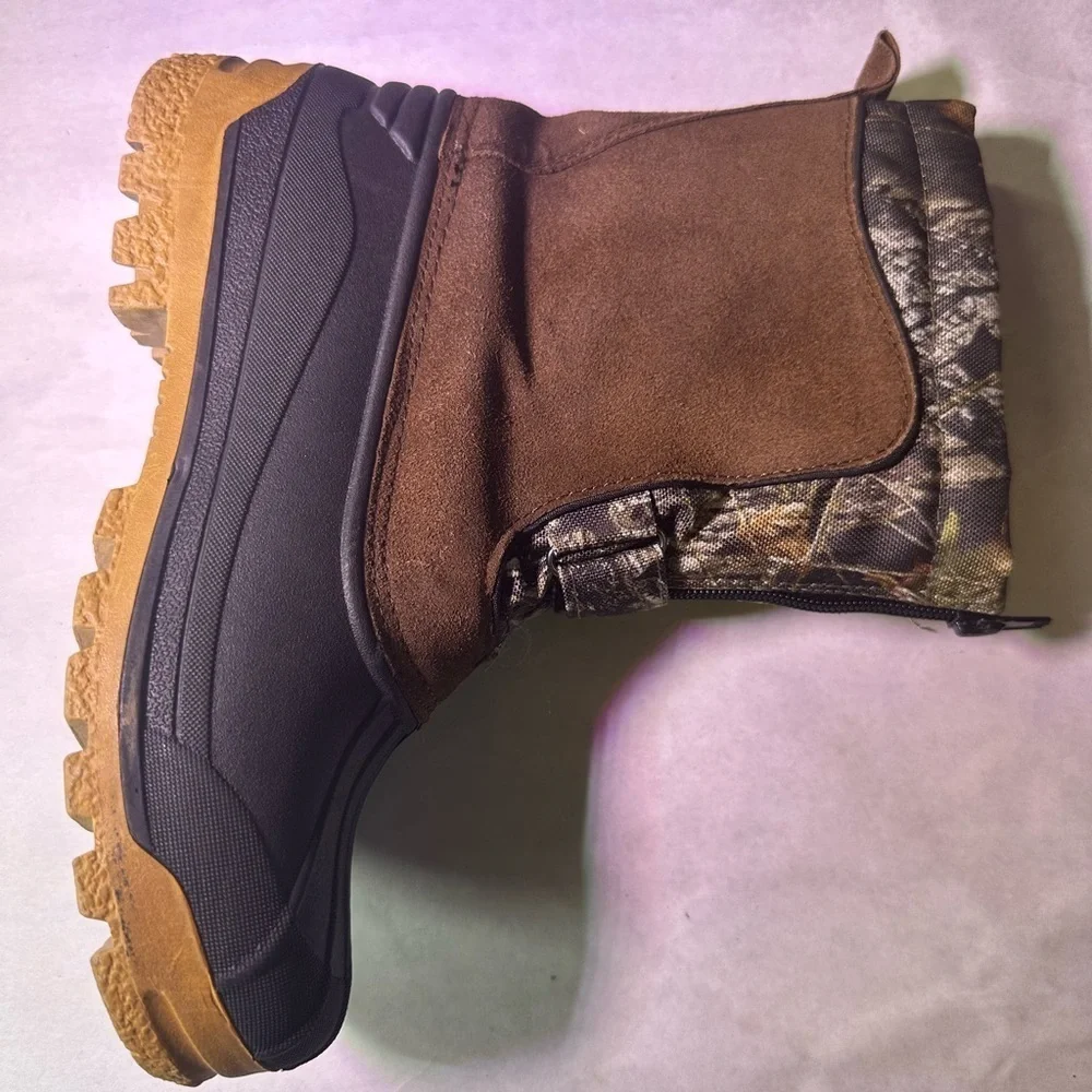 Ozark Trail Kids' Brown and Black Outdoor Boots